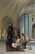 Jean-Leon Gerome Pool in a Harem oil painting reproduction